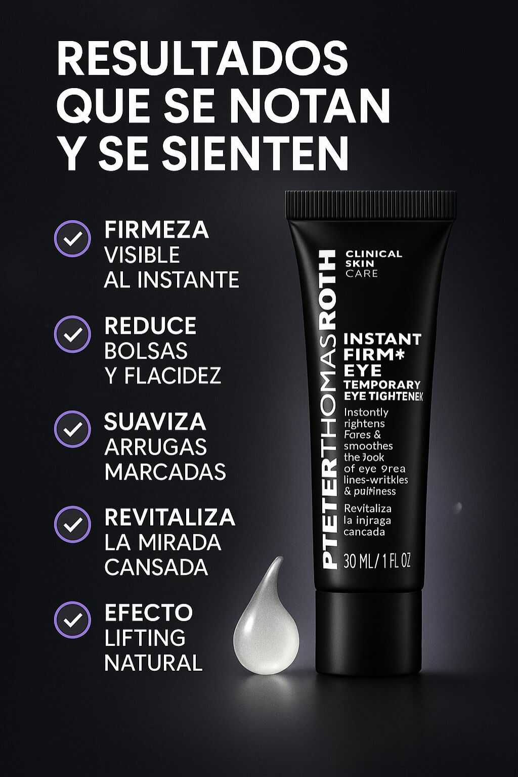 FirmX by Peter Thomas Roth® Reduce Bolsas en 5 Minutos